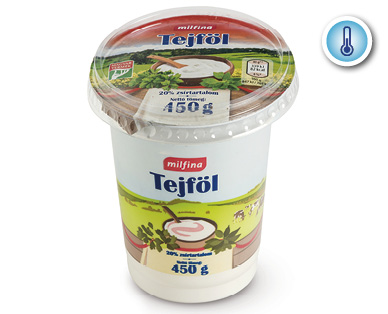 Milsani tejföl 20% 450 g